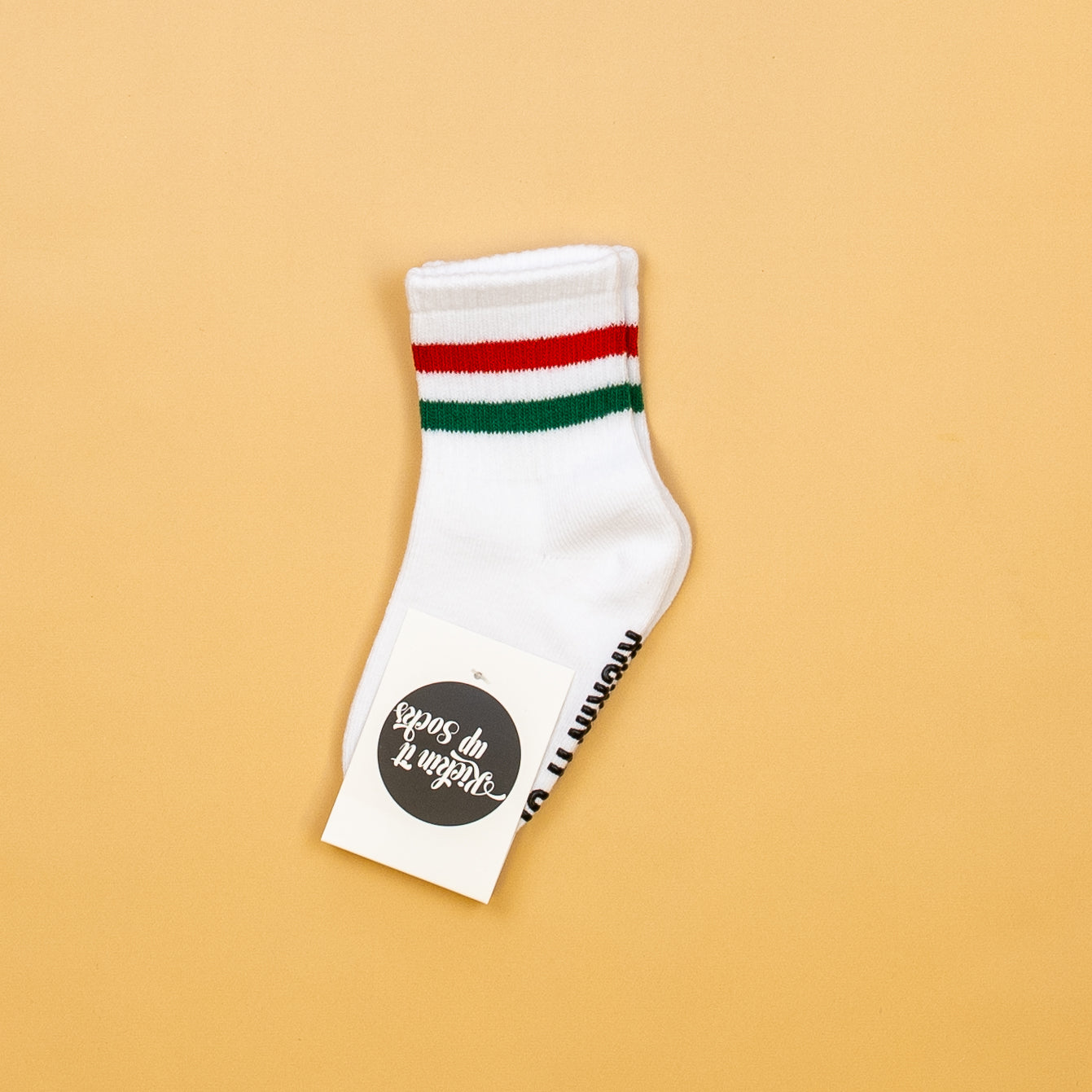 Kickin It Up Socks Baby & Toddler Socks & Tights Socks w/ Christmas Stripes
