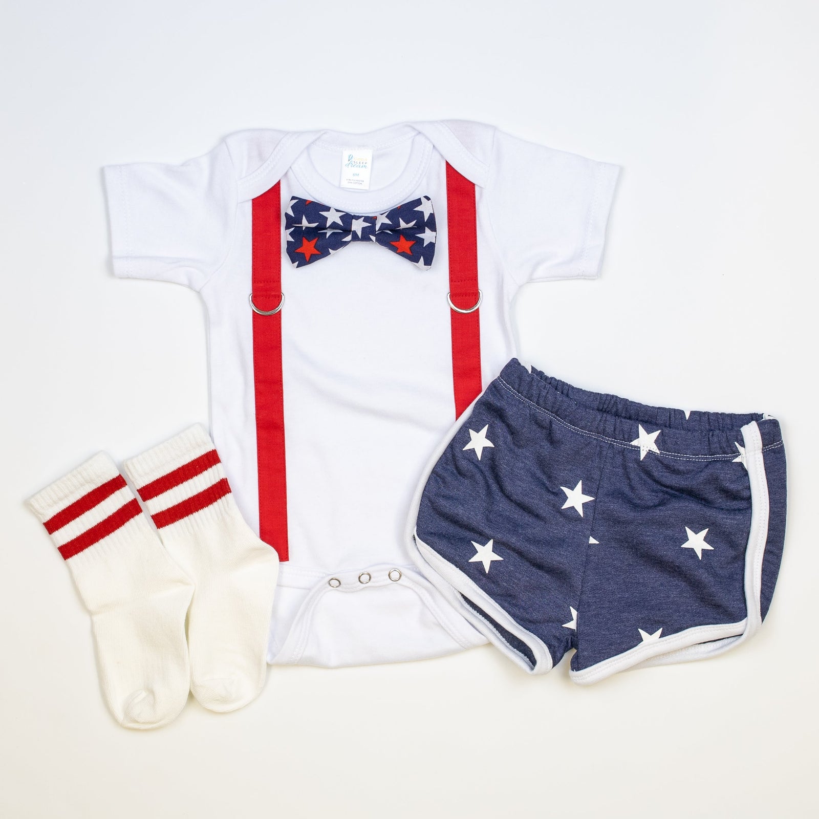 Kickin It Up Socks Baby & Toddler Socks & Tights Socks w/ Red Stripes