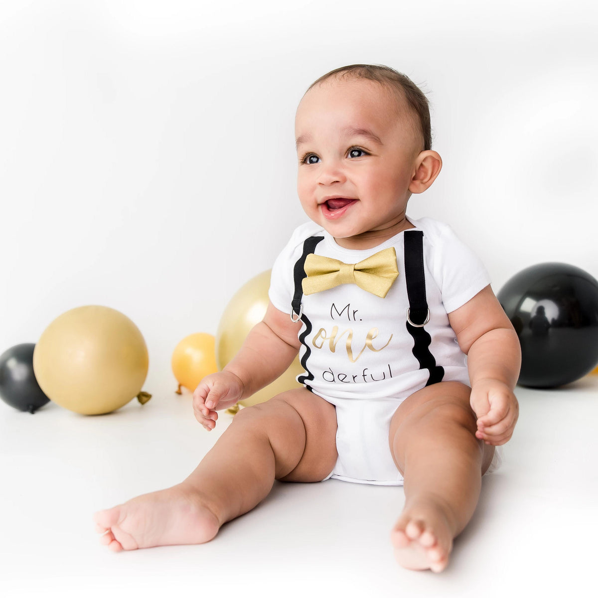 Cuddle Sleep Dream Oh Snap Mr. Onederful 1st birthday Onesie