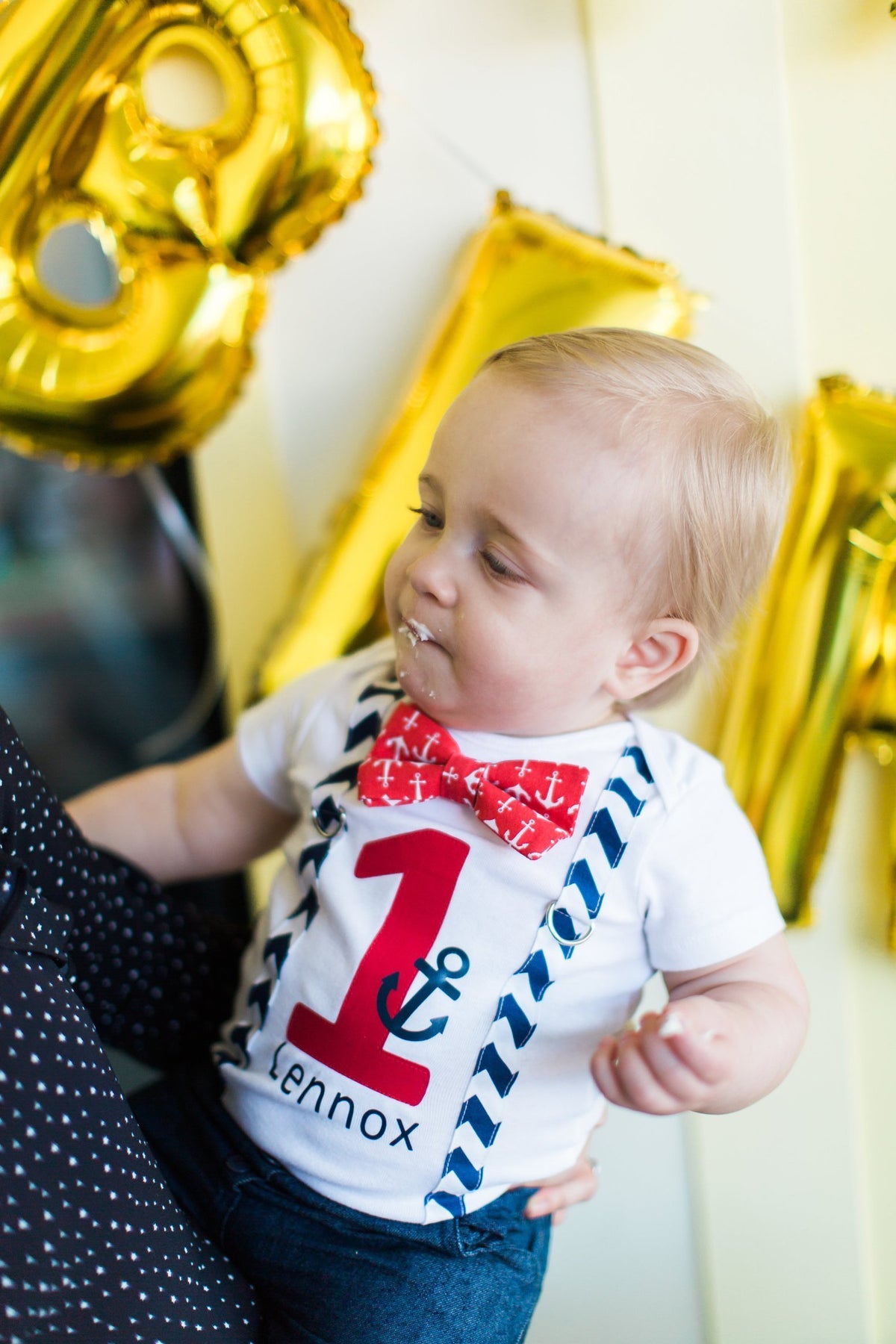 Nautical 1st Birthday Onesie