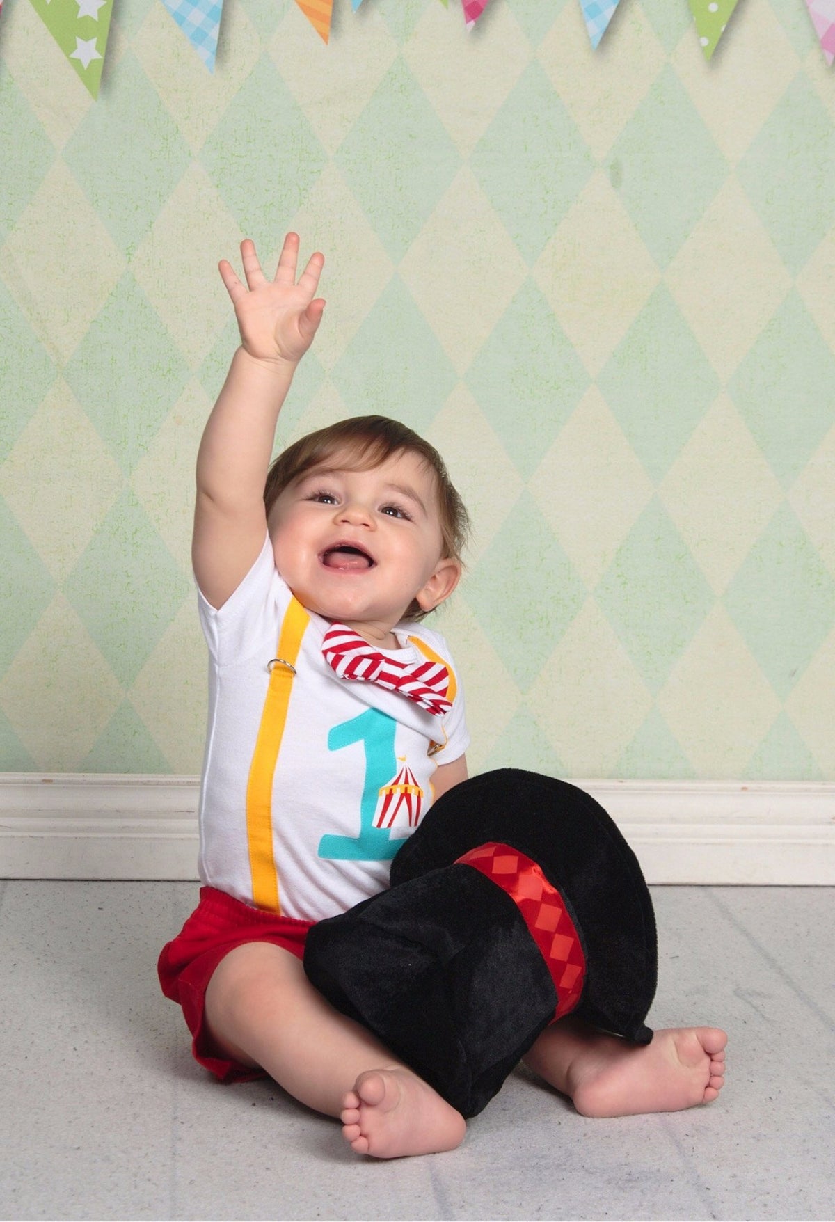 Circus 1st Birthday Onesie