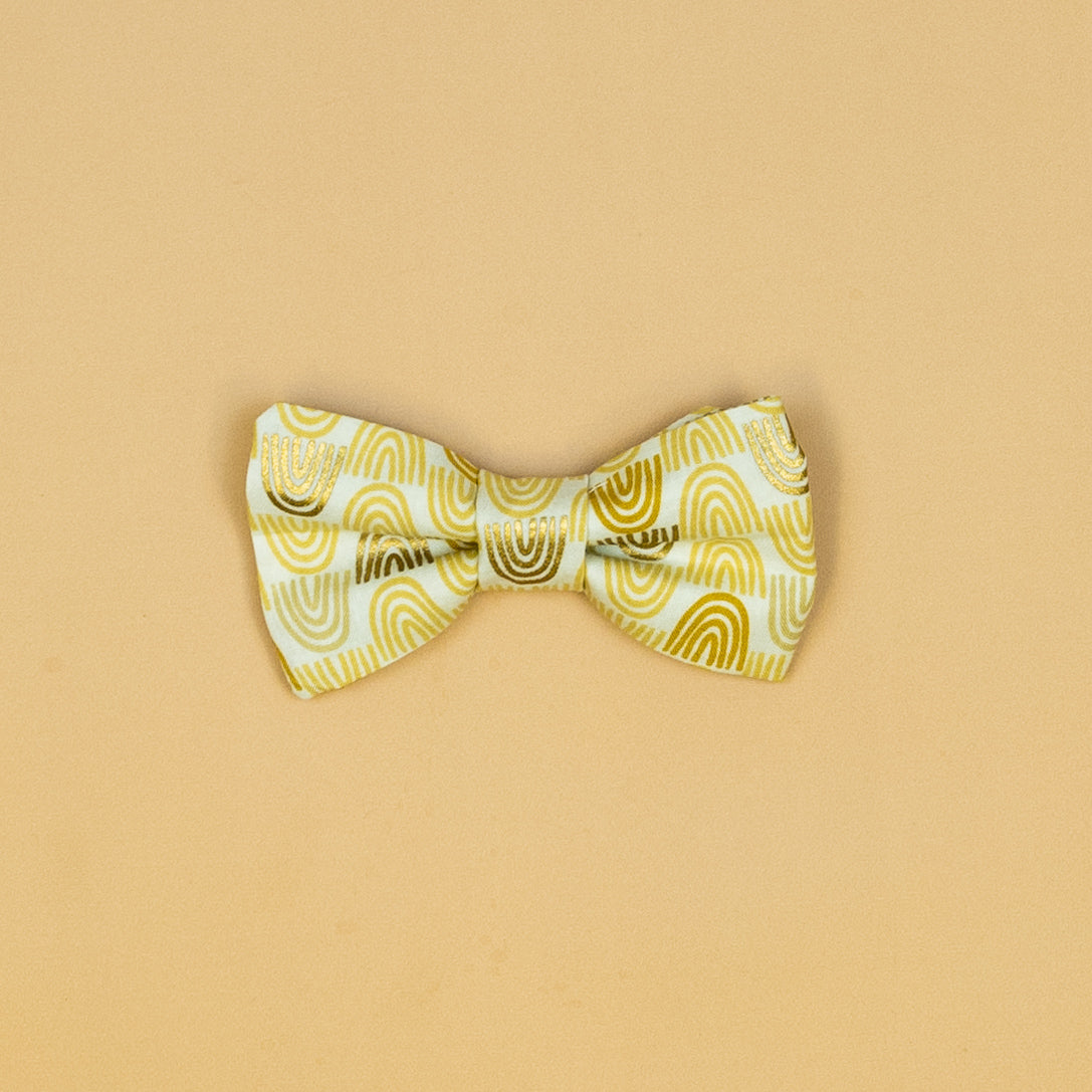 Cuddle Sleep Dream Ties Gold Rainbow St Patricks Day Snap-On Tie