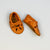 Starry Knight Design Shoes Baby Sandals Leather | Orange Sunshine