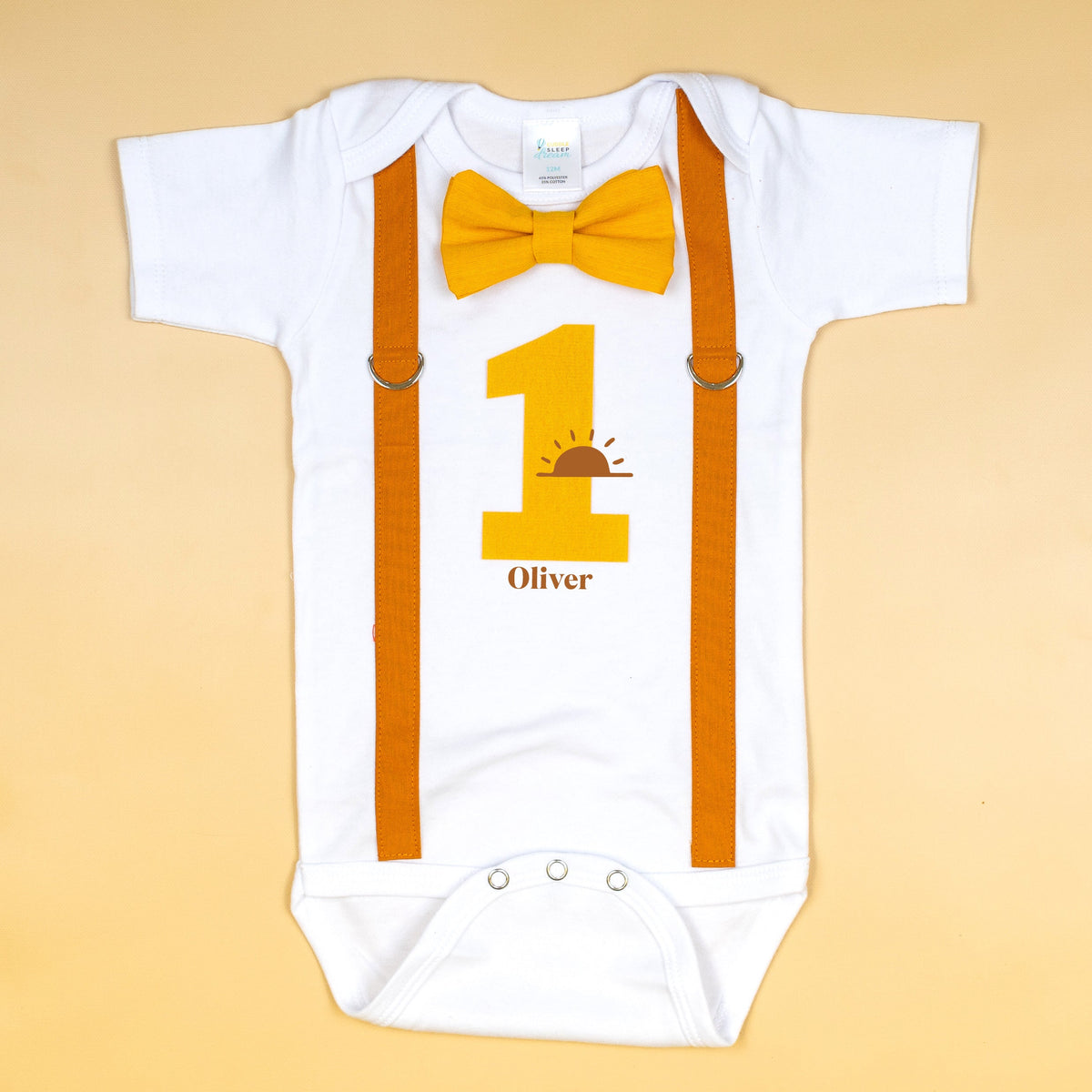 Cuddle Sleep Dream Oh Snap Sun Theme 1st Birthday Bodysuit