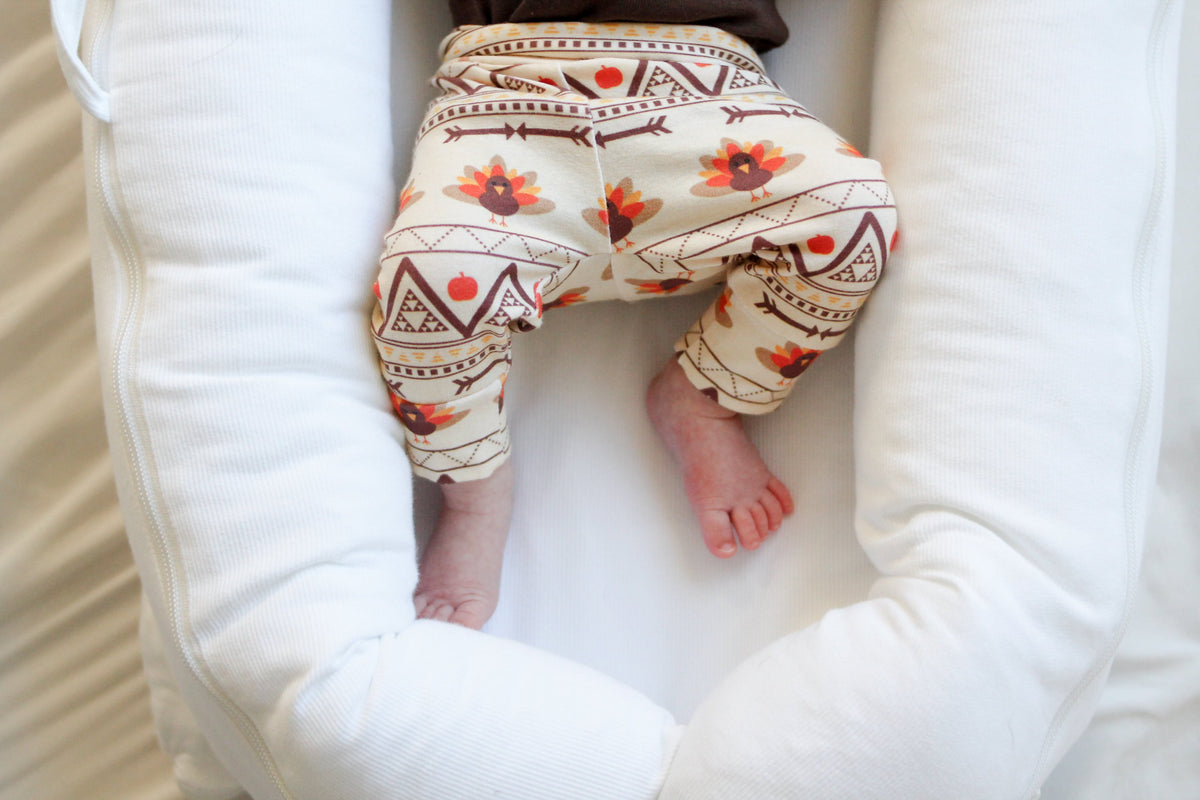 Cuddle Sleep Dream Leggings Geometric Turkey Leggings